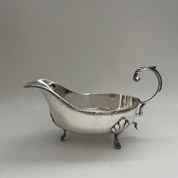 SAUCE BOAT SILVERPLATE VINTAGE - Picture 1 of 5
